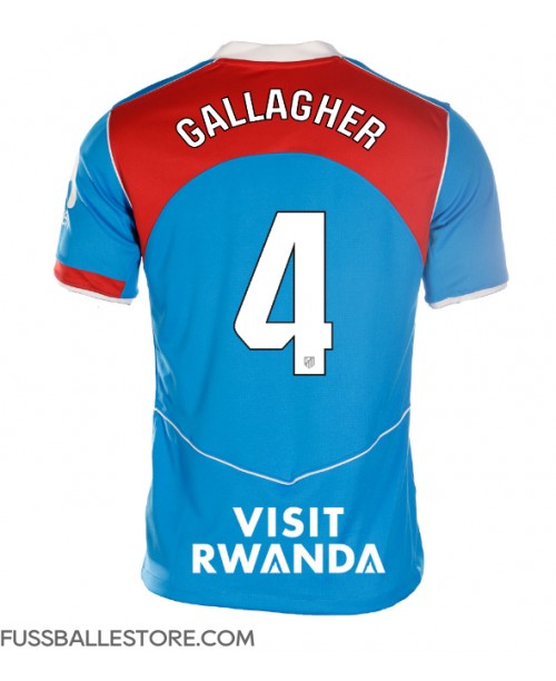 Günstige Atletico Madrid Conor Gallagher #4 3rd trikot Damen 2025-26 Kurzarm Günstige Atletico Madrid Conor Gallagher #4 3rd trikot Damen 2025-26 Kurzarm